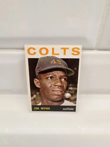 Jim Wynn baseball card from 1964 Topps sports trading cards collection