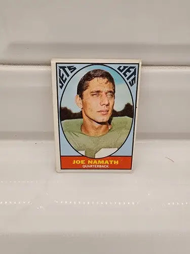 1967 Topps Football Joe Namath sports trading card for collectors