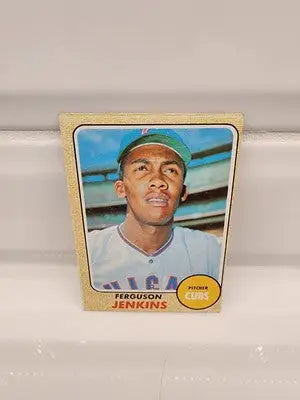 Ferguson Jenkins baseball card from 1968 Topps series, perfect for trading card collectors