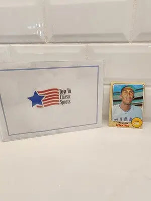 Ferguson Jenkins baseball trading card from 1968 Topps #410, excellent condition