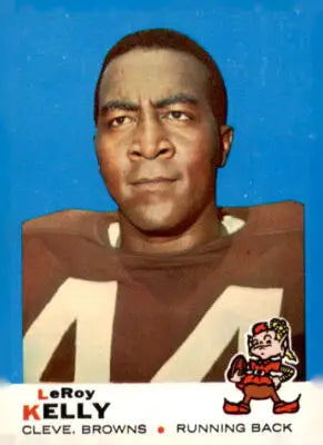 Vintage sports trading card of Leroy Kelly from 1969 Topps series
