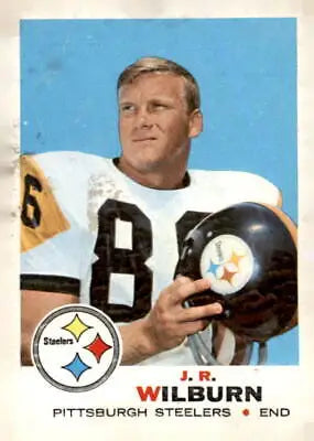1969 Topps J.R. Wilburn Pittsburgh Steelers football card VG collectible
