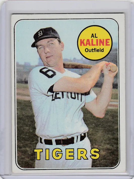 Baseball card of Al Kaline from the Detroit Tigers Topps Baseball NRMT collection
