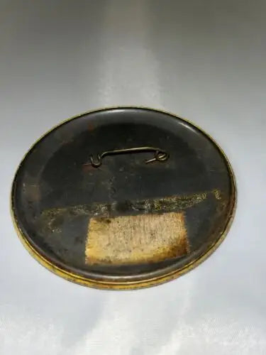 Vintage NHL Boston Bruins Pinback Button with Safety Pin - 3 Inch Hockey Accessory