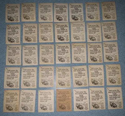 Vintage Donruss Odder Odd collection of sticker cards from the Odder Odd Rods series