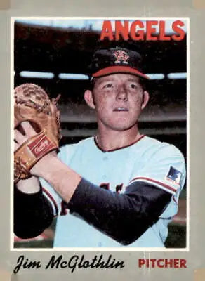 1970 Topps Jim McGlothlin baseball card featuring Jim McGlothlin in vintage collectible style