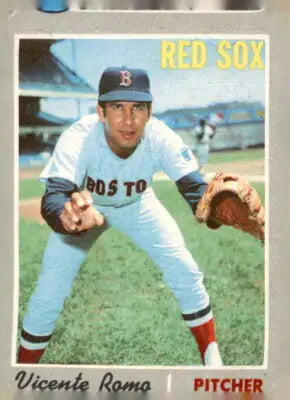 Vicente Romo baseball card from 1970 Topps #191 showcasing Vicente Romo baseball memorabilia