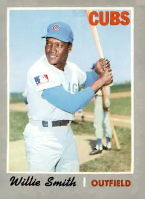 Willie Smith baseball card from 1970 Topps #318, a collectible Willie Smith baseball card