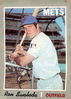 Ron Swoboda baseball card from 1970 Topps #431, a collectible ron swoboda trading card