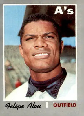 1970 Topps #434 Felipe Alou baseball trading card showcasing Felipe Alou