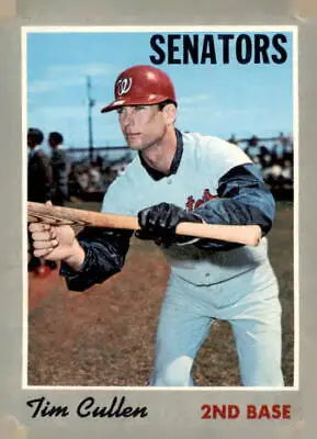 1970 Topps Tim Cullen baseball card showcasing Tim Cullen and Cullen baseball card