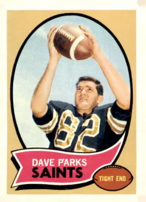 Vintage 1970 Topps Dave Parks trading card from the Dave Parks trading collection