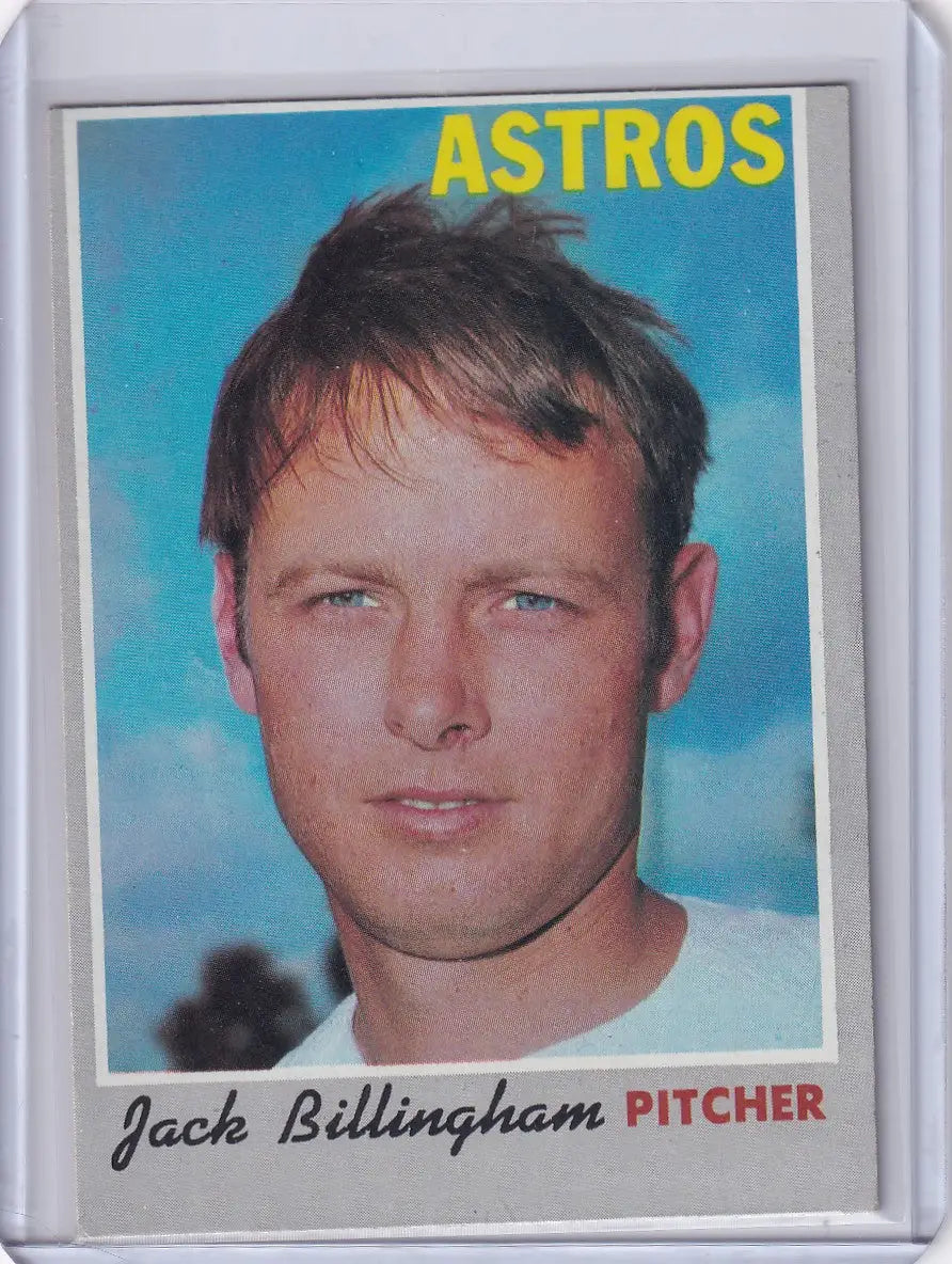Vintage Topps baseball card of Jack Billingham for the Houston Astros