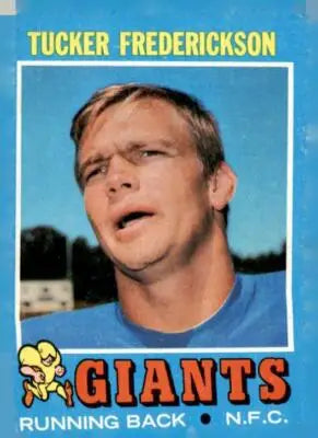 1971 Topps #101 Tucker Frederickson York Giants trading card for collectors