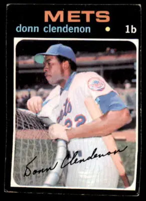 Donn Clendenon baseball card from 1971 Topps #115 showcasing a Donn Clendenon trading card