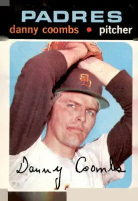 1971 Topps #126 Danny Coombs trading card featuring Danny Coombs baseball memorabilia