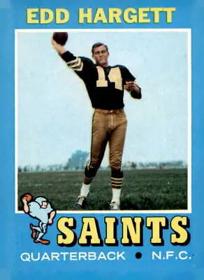 Edd Hargett football card from 1971 Topps #226 showcasing Edd Hargett football memorabilia