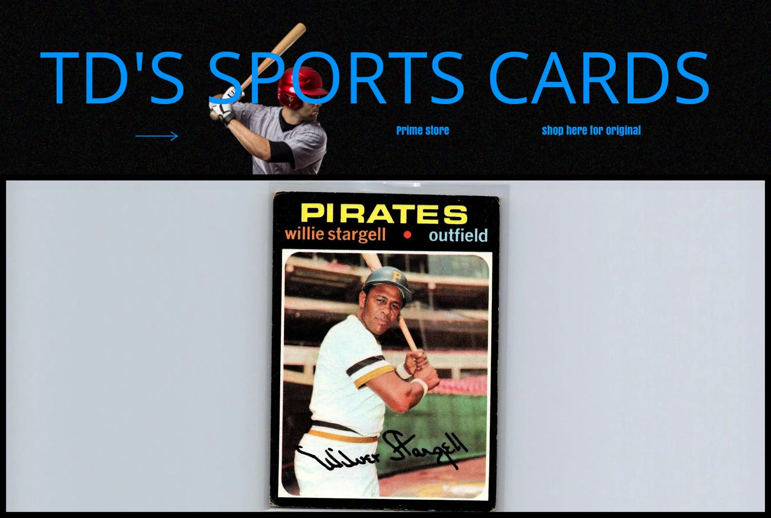 1971 Topps #230 Willie Stargell baseball card for collectors of vintage trading cards