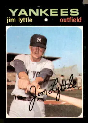 1971 Topps Jim Lyttle baseball card, a vintage sports trading card of Jim Lyttle