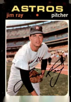 1971 Topps Jim Ray baseball trading card from the sports trading card collection