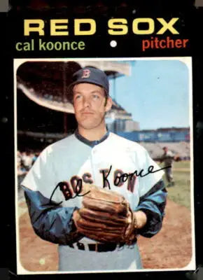 Cal Koonce Boston Red Sox 1971 Topps baseball card with EX condition