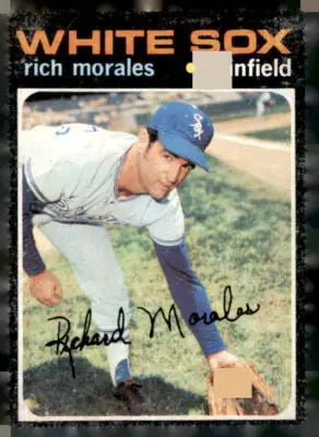 Rich Morales Chicago White Sox baseball card from 1971 Topps series