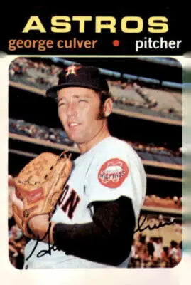 1971 Topps George Culver baseball card, a classic George Culver trading card for collectors