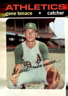 1971 Topps Gene Tenace baseball card showcasing Gene Tenace sports trading memorabilia