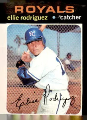 Ellie Rodriguez baseball card from 1971 Topps #344, a collectible sports trading card