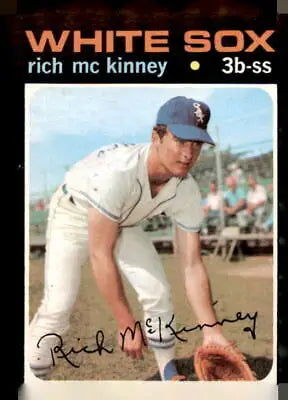 Rich McKinney Chicago White Sox baseball card from 1971 Topps #37