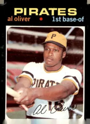 1971 Topps #388 Al Oliver trading card featuring Pittsburgh Pirates baseball player