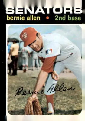 Bernie Allen baseball card from the 1971 Topps set featuring Bernie Allen baseball card collectible
