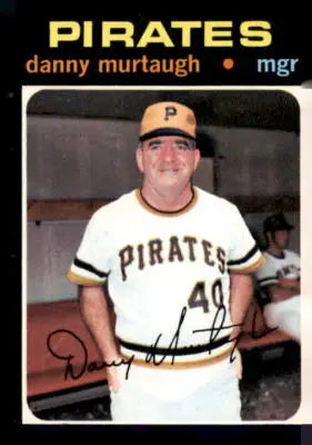 1971 Topps Danny Murtaugh baseball card featuring Danny Murtaugh in a classic design