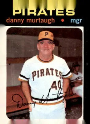 1971 Topps #437 Danny Murtaugh baseball card featuring Pittsburgh Pirates trading card