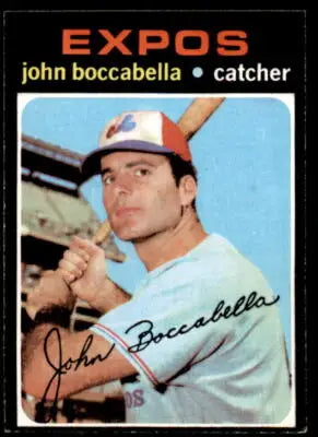 1971 Topps #452 John Boccabella Montreal Expos baseball card image