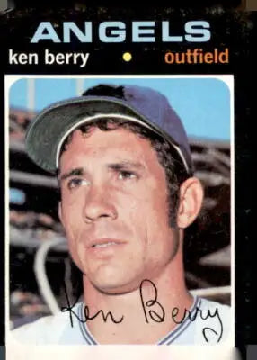 1971 Topps Ken Berry baseball card, a classic sports trading card from the trading card collection