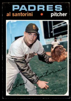 Al Santorini 1971 Topps sports trading card from the popular baseball trading card collection