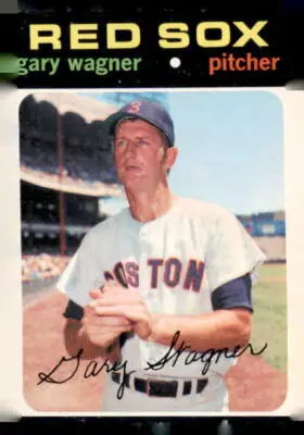 Gary Wagner Boston Red Sox baseball card from 1971 Topps #473