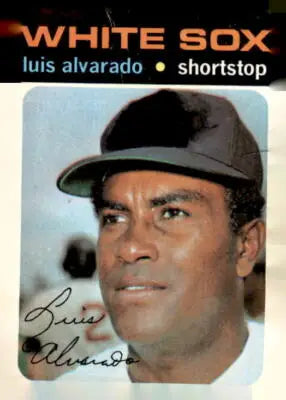 Luis Alvarado 1971 Topps #489 sports trading card displayed in product listing