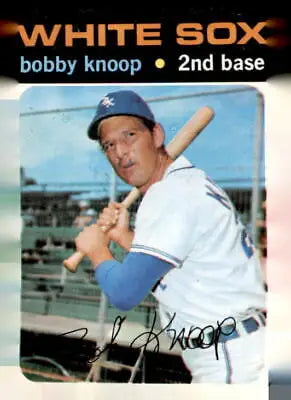 1971 Topps Bobby Knoop baseball trading card from the 1971 Topps #506 set