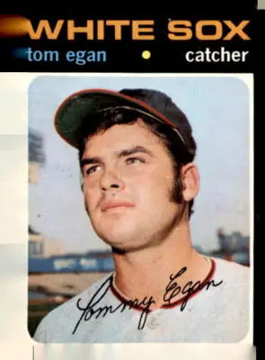 1971 Topps Tom Egan baseball card from a sports trading collection