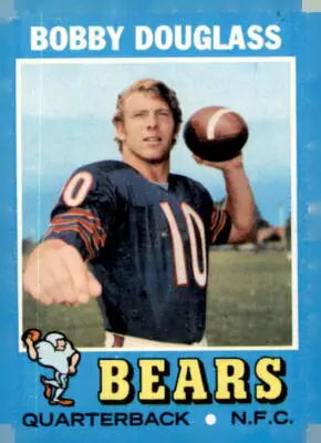 Chicago Bears Bobby Douglass football trading card from 1971 Topps #54