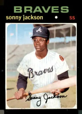 1971 Topps Sonny Jackson sports trading card product image showcasing a Sonny Jackson baseball card