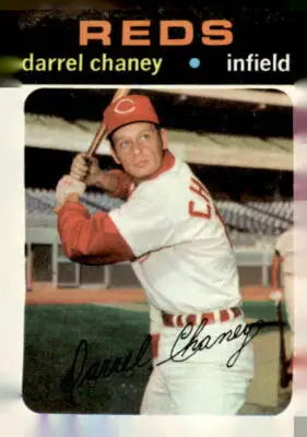 1971 Topps Darrel Chaney baseball card for sports trading collections