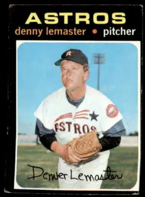 Denny Lemaster baseball card from 1971 Topps #636, a sports trading collectible