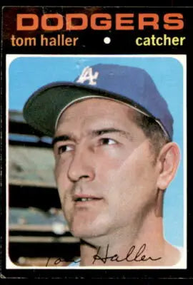 Tom Haller baseball card from 1971 Topps #639 featuring Los Angeles Dodgers player