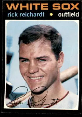 Rick Reichardt baseball card from 1971 Topps series, a classic trading card collectible