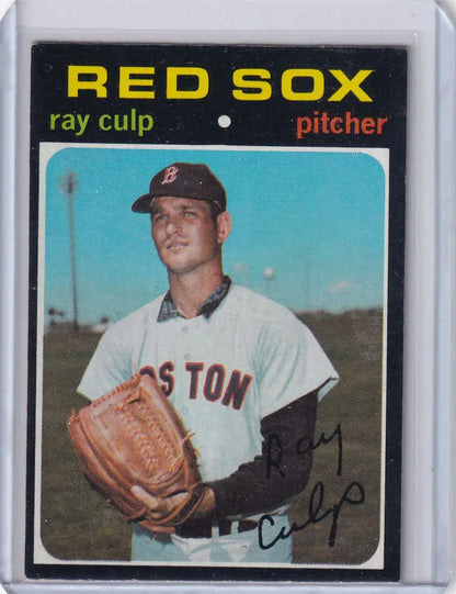 1971 Topps Baseball #660 Ray Culp card featuring Boston Red Sox player