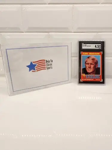 Terry Bradshaw football trading card from 1971 Topps sports trading card collection
