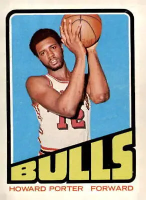 Howard Porter 1972-73 Topps #127 trading card featuring Chicago Bulls player